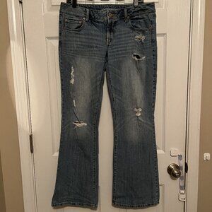 Y2K American Eagle Outfitters Women’s 12 Reg Favorite Boyfriend Low Rise Stretch